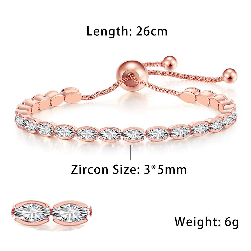 New Fashionable Zircon Tennis Bracelets for Women Dazzling Various Shape Crystal Hand Chain Trend Sexy Party Accessories Zircon