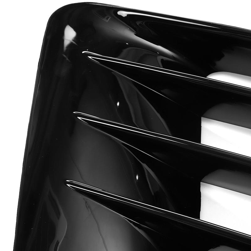 2pcs Car Front Fog Light Grille Lower Bumper Grill Cover Trim For VW For Golf MK6 R 2009-2013 5K0853665E 5K0853666E Glossy Black