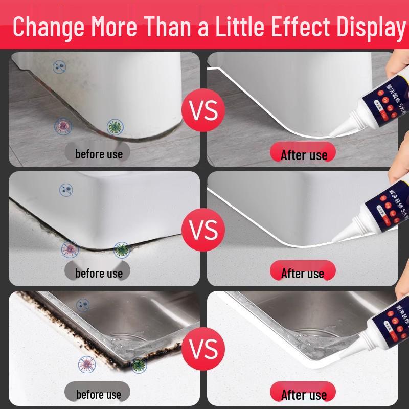 Wodoodporna Taśma Uszczelniająca do Kuchni i Łazienki: Odporny na pleśń ochraniacz krawędzi zlewu i kuchenki