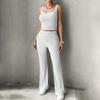 Diyun Women's 2024 Spring/Summer Casual Slim-fit Tank Top & Long Pants Set - European & American Style