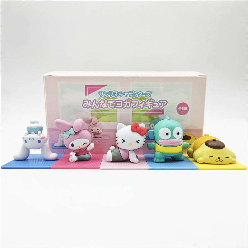 

Sanrio Yoga Delightful Character Blind Box Melodies Clownfish Pvc Figurines Set