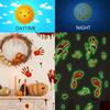 Halloween Decals Luminous Halloween Stickers Removable Wall Decals Luminous Window Stickers Suitable For Horror Halloween Theme Party Decorations