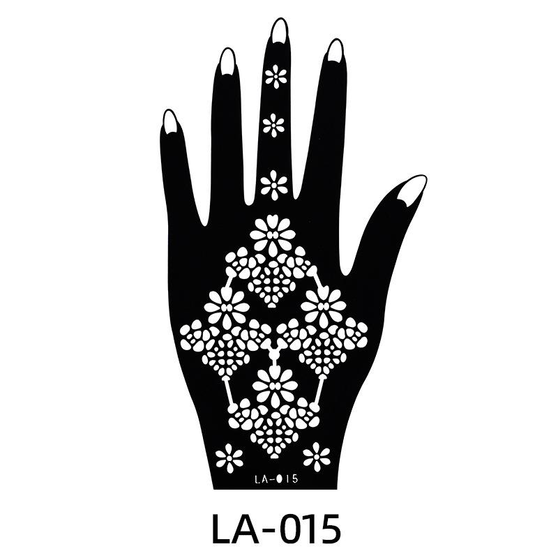 Hollow Tattoo Sticker Waterproof Indian Hannah Tattoo Template Hand Painted Diy Painted Hand Tattoo