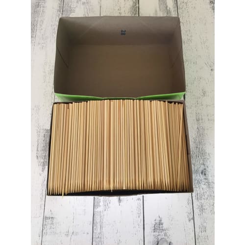 Yamato Bussan Natural Bamboo Skewers, 12cm, Good for Business, 1kg Box, 1950 Skewers