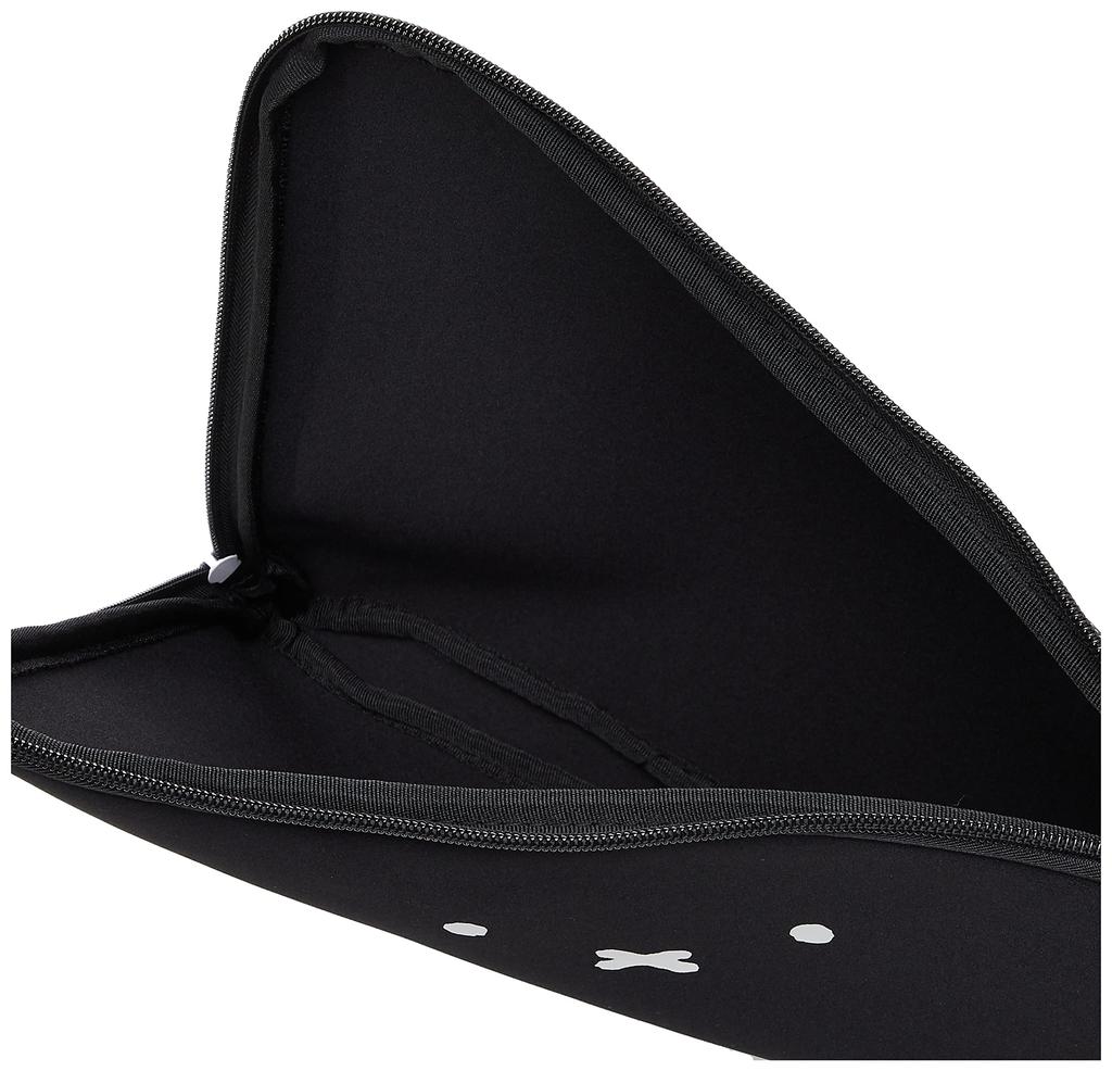 Miffy Polyurethane Flat Black Face [Sifre] Pouch,