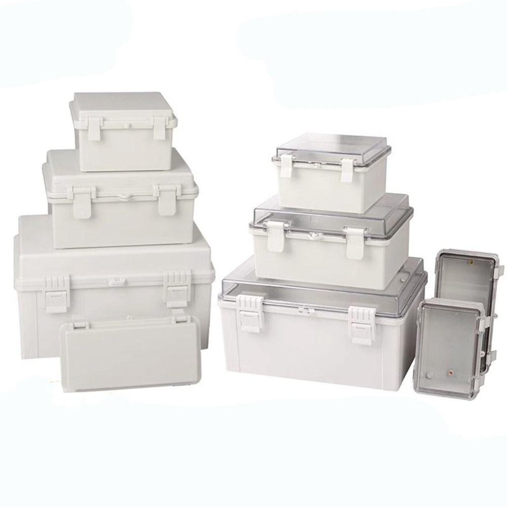

Waterproof Electrical Junction Box Enclosure With Hasp Distribution Boxes 120*90*72mm