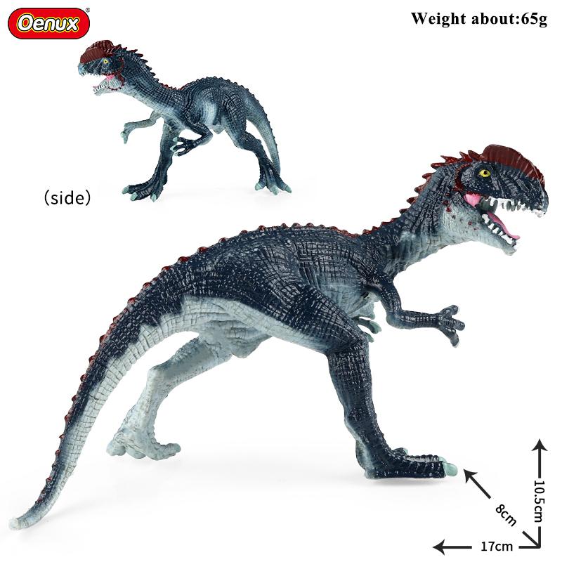 Oenux Jurassic Dinosaurus Indominus Rex Mosasaurus Saichania Dilophosauridae Spinosaurus Modell Actionfigurer Samling Leke for Barn