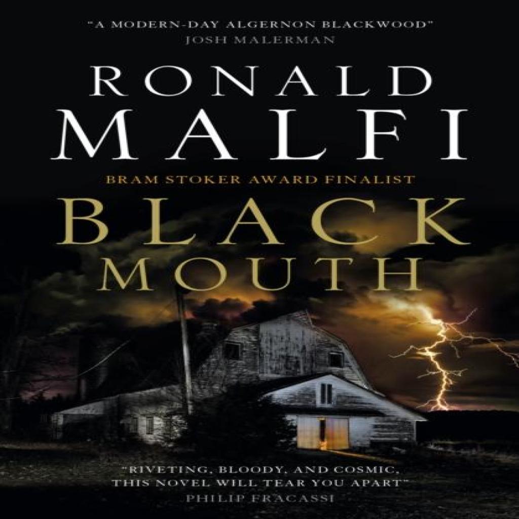 Black Mouth by Ronald Malfi Paperback Book 9781789098655