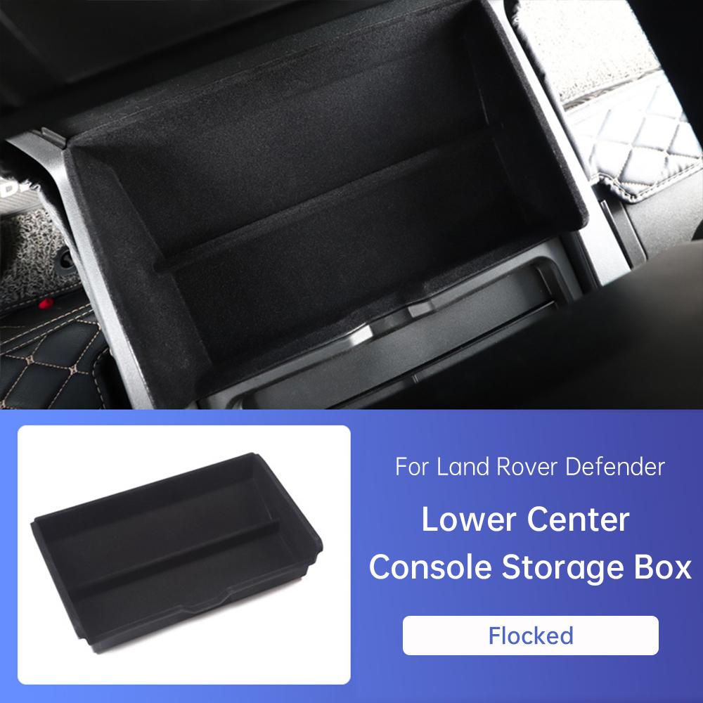 Für Land Rover Defender 90 110 2020 2021 2022 Auto Untere Mittelkonsole Aufbewahrungsbox für Defender Auto Mittelkonsole Unten Organizer Aufbewahrungsbox