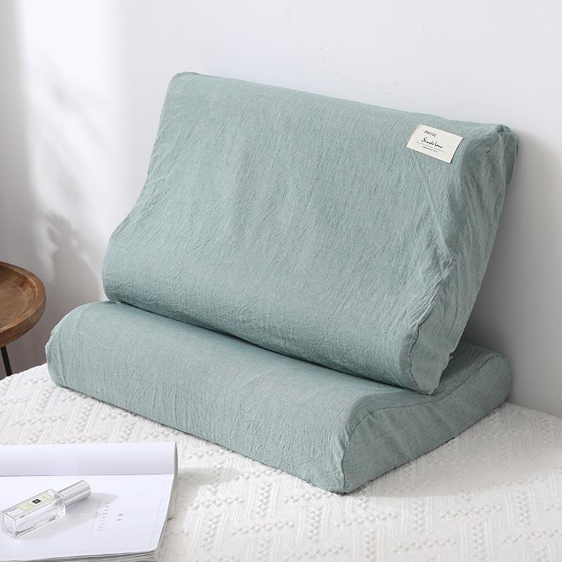 

Латексна подушка з піни з пам яттю з наволочкою з праної бавовни 60x40 см, дитячий розмір 50x30 см 60x40 cm No Pillow