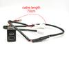 1PC Car Dual Charger Socket QC3.0 USB Type-C PD Charging Outlet Power Adapter Phone For Toyota LC120 Prado