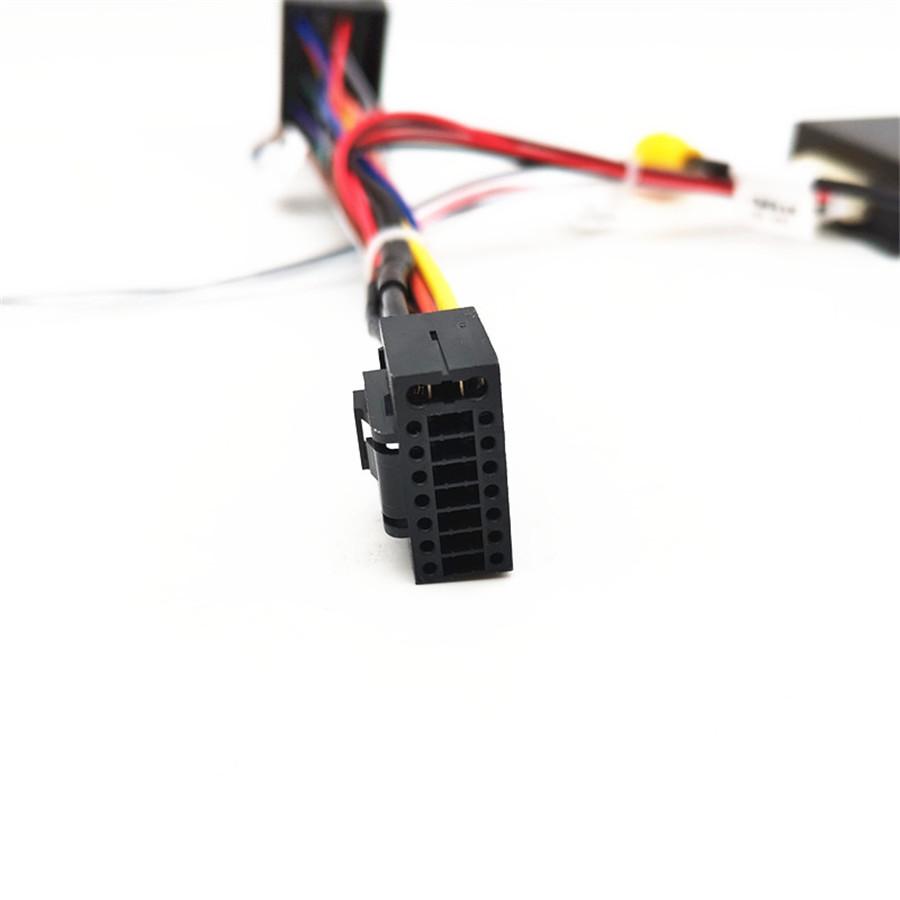 Car 16Pin Power Wiring Harness Cable Adapter With Canbus Box Rear Camera Cable For BMW E46/E39(1995-2000)/E53(99) Install Aftermarket Android Stereo
