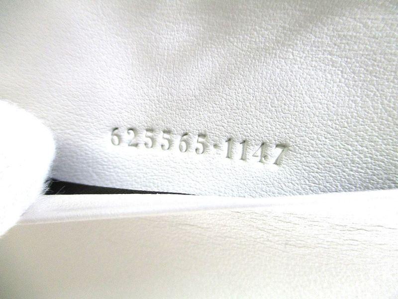 Äkta GUCCI GG-präglad Vit Läder 6 Fack Nyckelhållare #9364 Säljaren renoverad