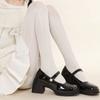 Velvet pantyhose for spring and autumn, thin, anti-snag, non-slip, white jacquard tights jk Wearing leggings as outerwear
