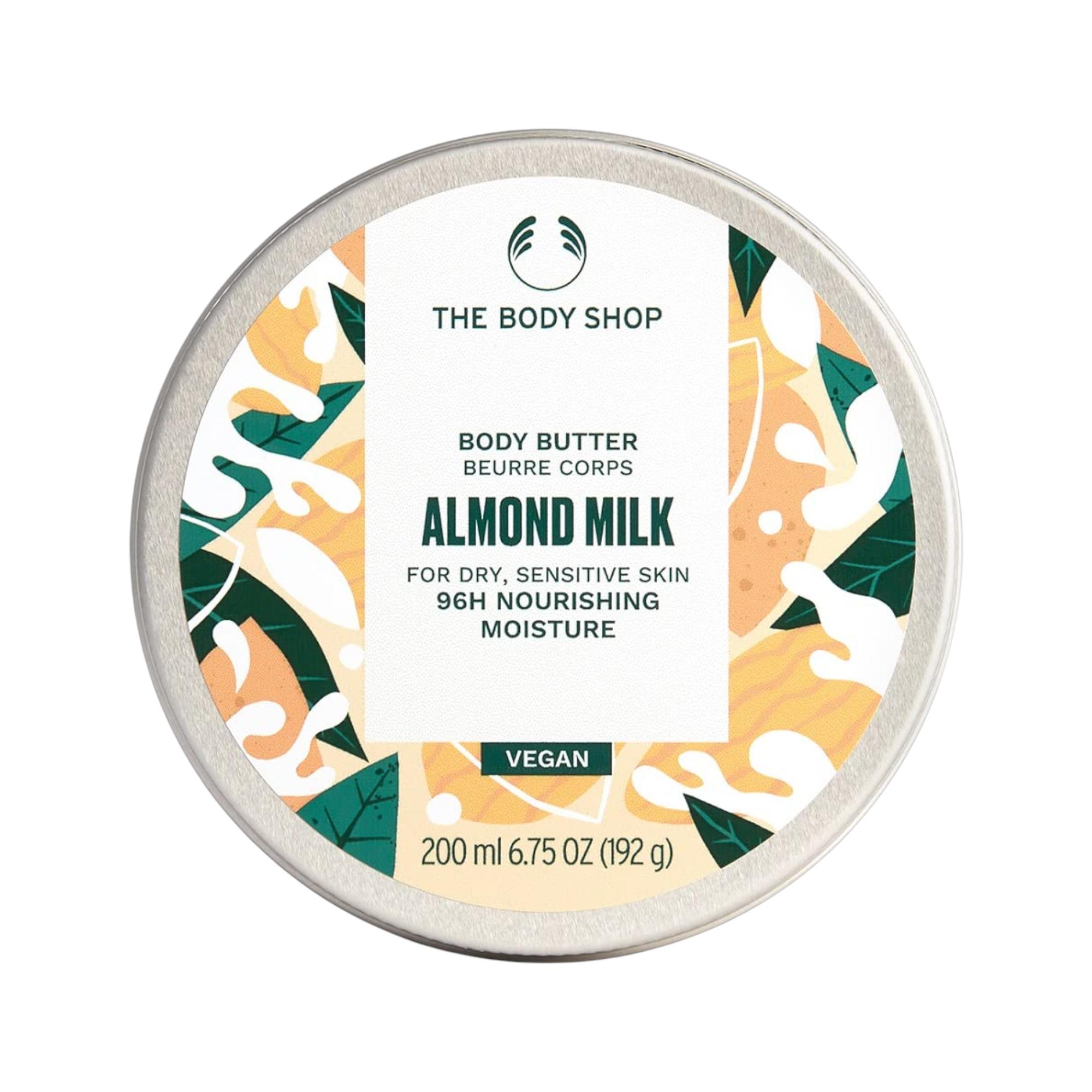 The Body Shop Almond Milk And Honey Body Butter 200 Ml Pack For Dry Sensitive Skin