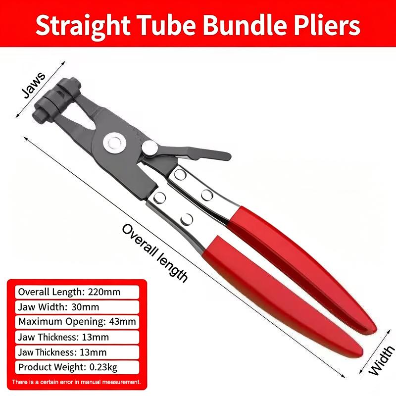 Clamp Puller Locking Car Hose Clamps Pliers Anti Slip Handle Water Pipe Hose Flat Band Ring Type Tool For Auto Removal Tools