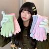Touch-screen Warm Knitted Gloves Cold Protection Girls Winter Gloves Full Fingers Mittens  Cycling