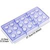 21-Hole Diamond Styles Transparent Plastic Chocolate Molds Candy DIY Decoration Making Tool Household Kitchen Baking Accessories