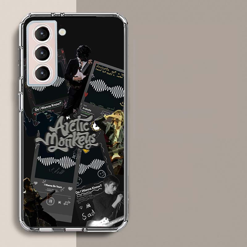 Custodia per Telefono Arctic Monkeys Per Samsung Galaxy S25 Edge S24 S23 FE S21 S20 S10 Plus S22 S26 Ultra Cover Custodie Trasparenti TPU Capa Shell