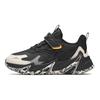Anta Kids Velcro Non-Slip Warm Casual Shoes Kids Shoes Black Orange 312346920-3