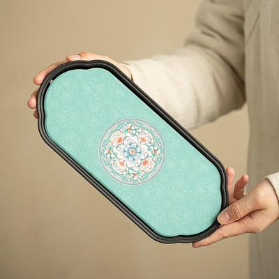Shangqi Metall Ovales Trocken-Bubble-Tea-Tablett