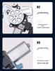 Compatible Zotye T600 Power Window Regulator Assembly: Electric Window Winder Bracket & Lifter Motor