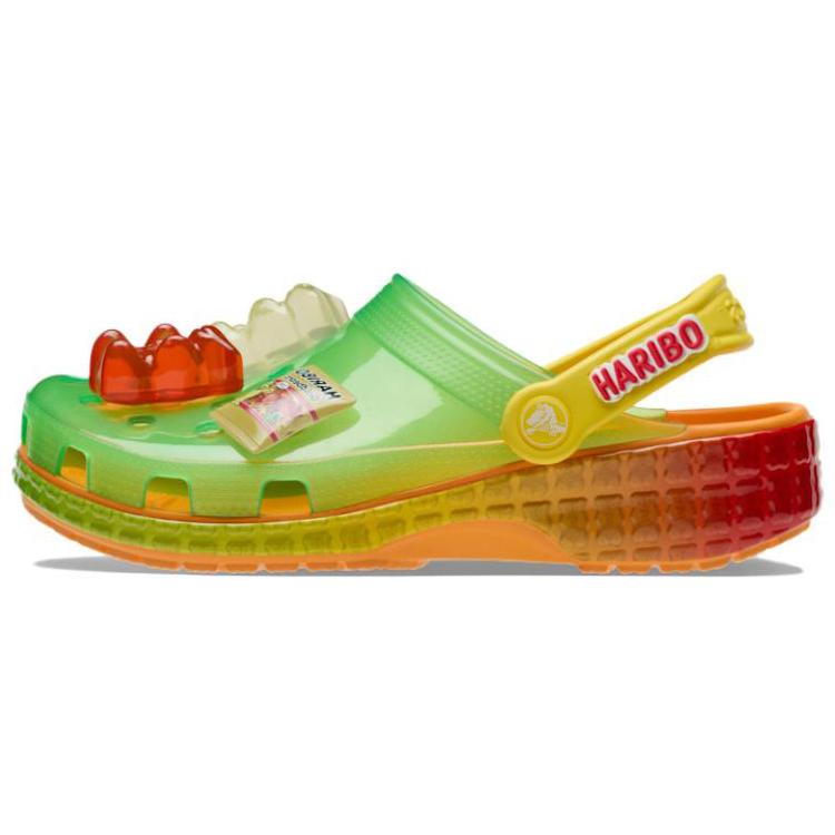 

Haribo x Crocs Classic clog Удобные Классические Полупрозрачные Туфли с Отверстиями Унисекс Разноцветные 41-42 разноцветный