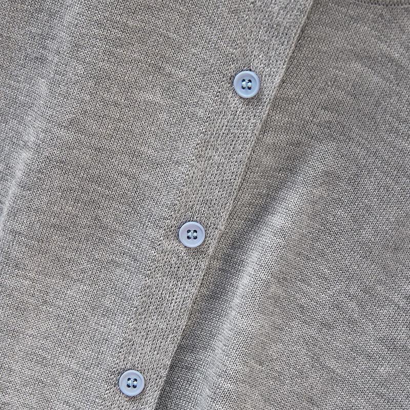 Women's Color-Block Preppy Faux Two-Piece Cardigan