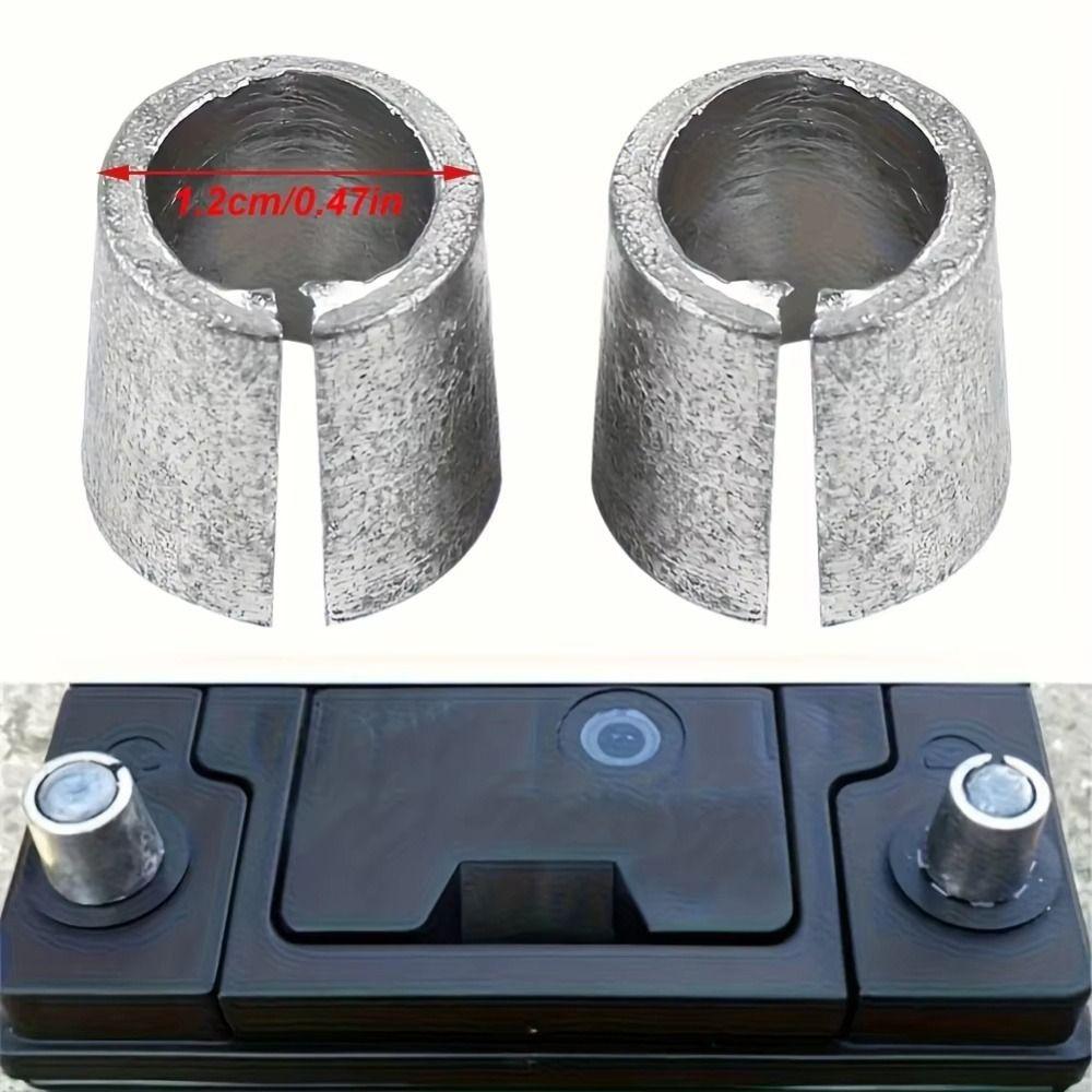 2Pairs Positive Negative Post Car Battery Terminal Adapter  for Car Battery Terminal Replacement