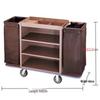 Double-Sided Hotel Cleaning Service Cart