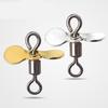 10Pcs Topwater Fishing Lures Stainless Steel Spinnerbait Props Plug Casting Propeller Spinnerbait DIY Fishing Lures