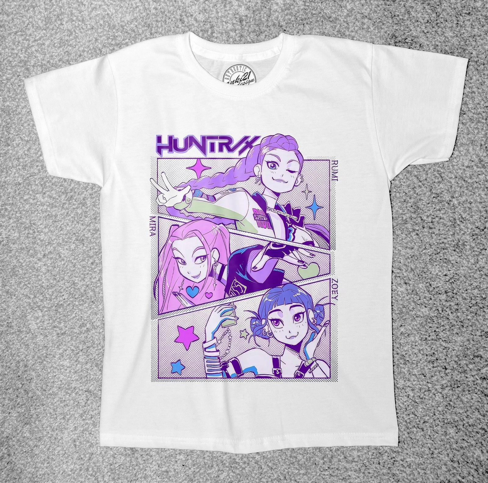 

Huntrix K-Pop Demon Hunters 001 Anime/Manga Childrens/Kids Adult t shirts/t-shir 100