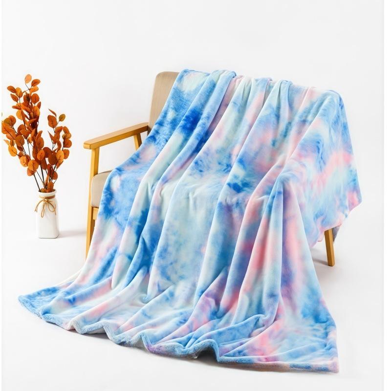 Manta, Manta de Felpa Tie Dye, Manta Cálida