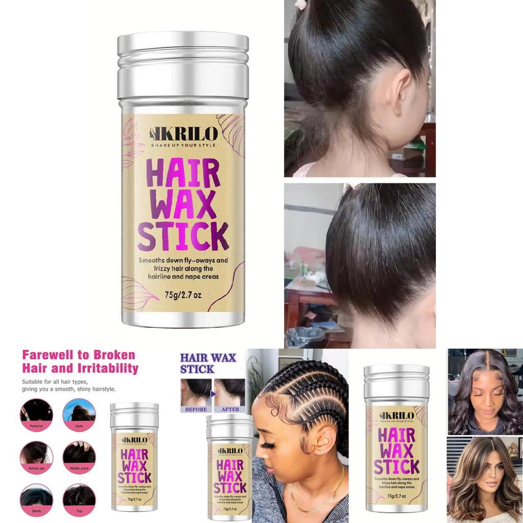 Premium Hair Wax Stick For Smooth Styling And Frizz Control With 75g For All Hair Types