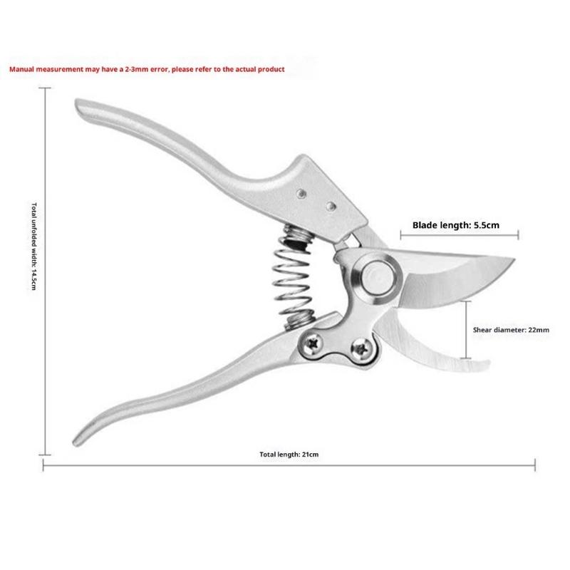 Professional Grade Pruning Shears With Manganese Steel Blade And Ergonomic Handle For Gardening And Landscaping Tasks