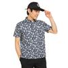 Pánské polo tričko s krátkým rukávem s potiskem odvádějící vlhkost a rychleschnoucí Golf C25134112 L [Callaway] (Květinový vzor, Odvod vlhkosti, Schnutí) / / 1120_Navy