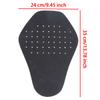 1 pièce Moto Vélo Coussinet Dorsal Insert pour Blouson Protecteur Dorsal en EVA Équipement de Moto Ski Patinage Protection Dorsale Protecteur de Colonne Vertébrale