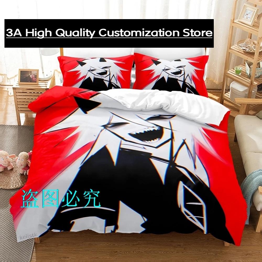 Základnější papírové vzdělávání Sada povlečení Jednolůžko Twin Plné Velikost Queen King Postelová souprava Dětský chlapecký pokoj Povlaky na peřinu Anime 21