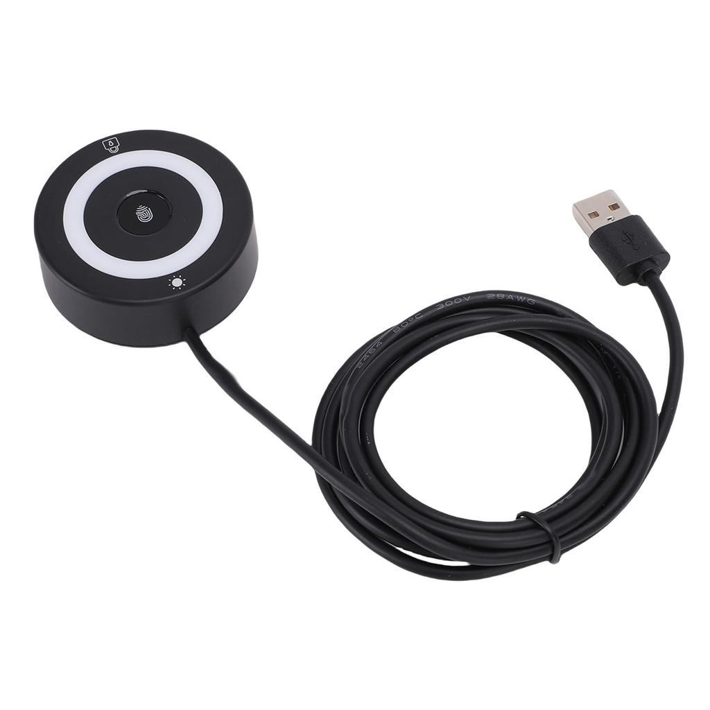USB Fingerprint Reader for   10 11 Fingerprint Scanner PC Dongle 360 Degree Touch Fast Matching Biometric Recognition for PC Laptop