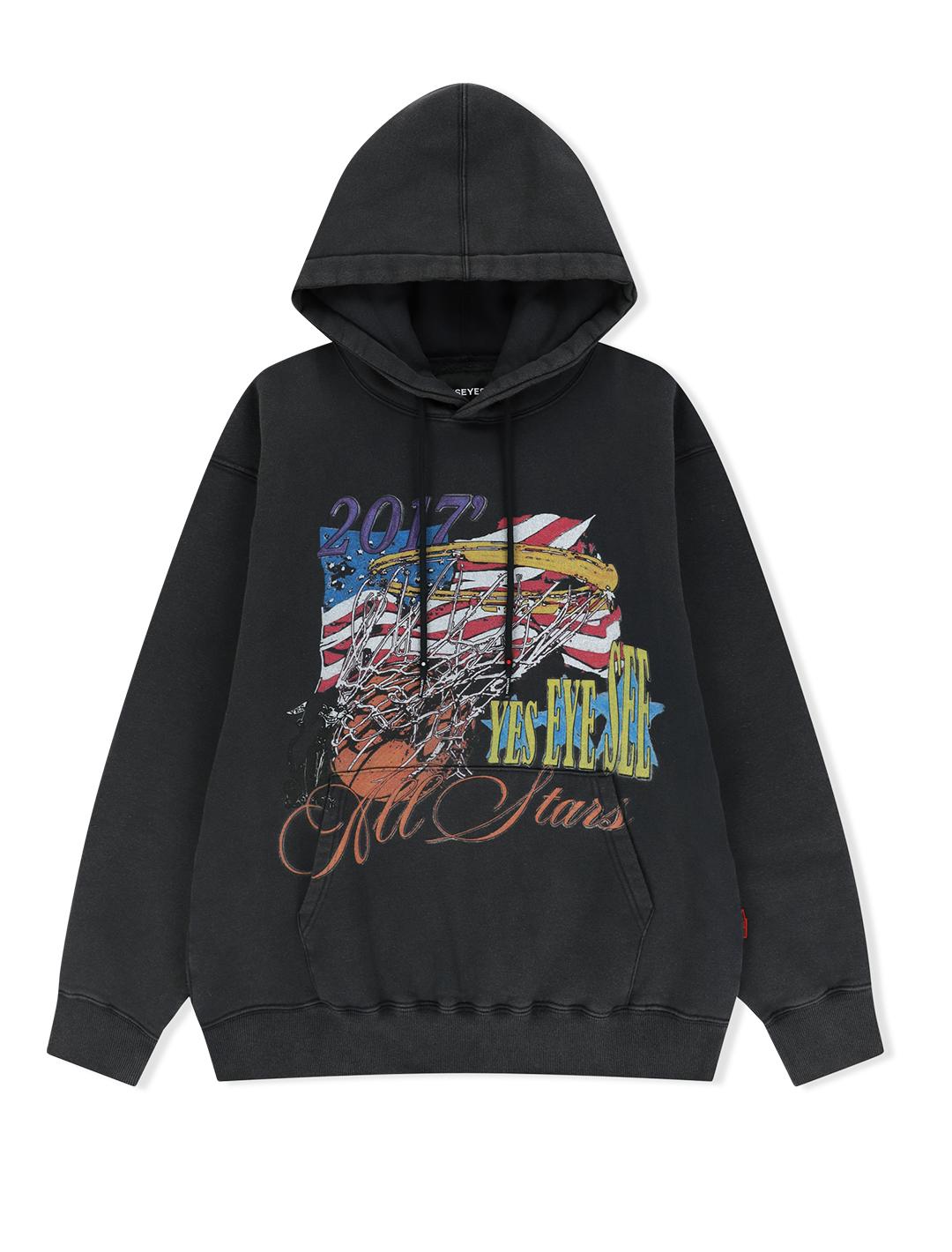 Yes Ic Y.E.S Goal In Hoodie Charcoal Charcoal/S