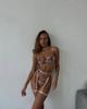 Sexy Embroidered Lingerie Set - Valentine's Four-Piece Collection