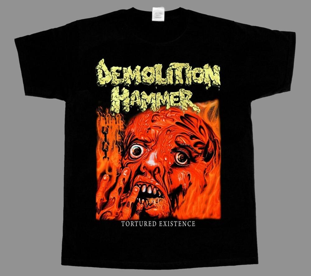 Demolition hammer tortured existence new black shortlong sleeve tshirt M