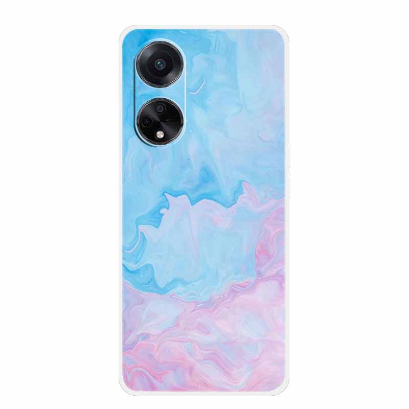 Guscio Morbido Marmo Per Oppo A78 Oppo A18 Custodia TPU Silicone Custodia Telefono Per Oppo A38 A58 Copertura Bordo Trasparente Coque A58X A98 5G Funda