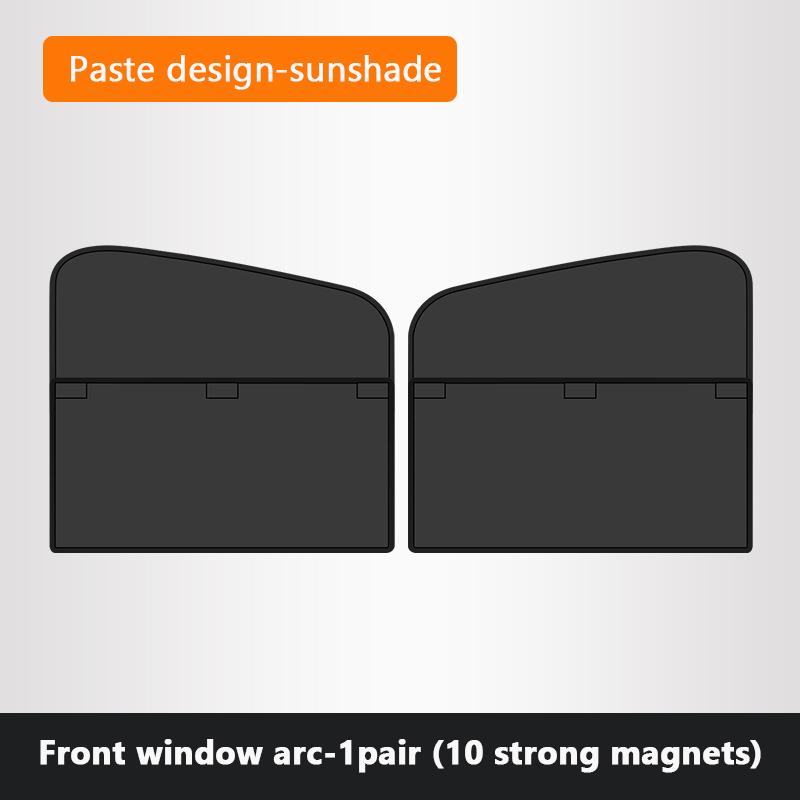 SEAMETAL Magnetic Car Window Sunshade Detachable Spliced Side Window Curtain Car Glass Sun Protection Curtain Shade