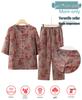 Chinese Style Short-Sleeve Two-Piece Set for Middle-Aged and Elderly Women - Spring/Summer Wear