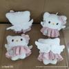 Cute Bow Angel Plush Doll with Little Skirt - Adorable Gift Bag Pendant