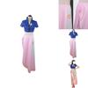 One Piece Nico Robin Skirt Anime Cosplay Costume Halloween Tops Decorated Perfect For Comic Exhibitions And Party Events.