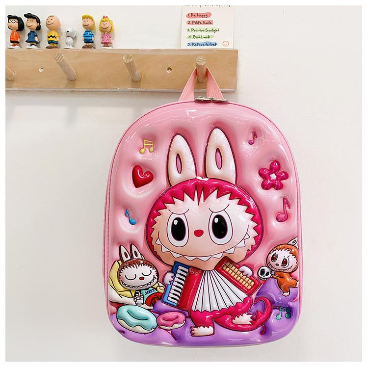 Neutral Gender Versatile Backpack For Kids With Fun Cartoon Characters School For
