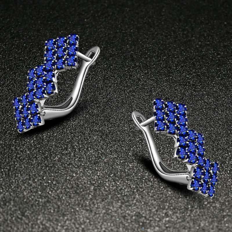 Sace Gems Classic Super Flash Zircon Earrings for Women Wedding Party Gifts