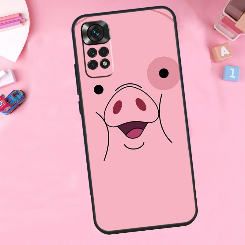 Cute PINK Kawai Pig For Xiaomi Redmi Note 14 13 10 11 12 15 Pro Plus Phone Case For Redmi 15C 13C 12C 10C 14C 15
